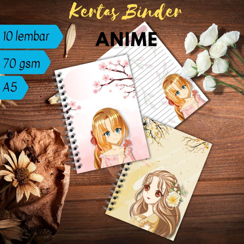 

Kertas binder/anime binder/binder karakter anime