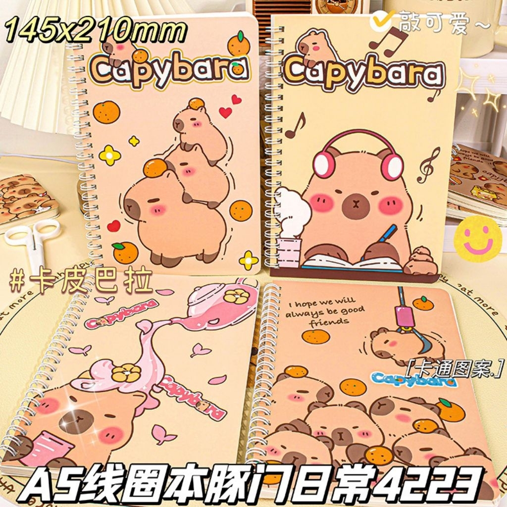 

Notes Kecil Karakter Buku NOTES A5 notebook Spiral Buku Catatan Buku Diary Aesthetic lucu