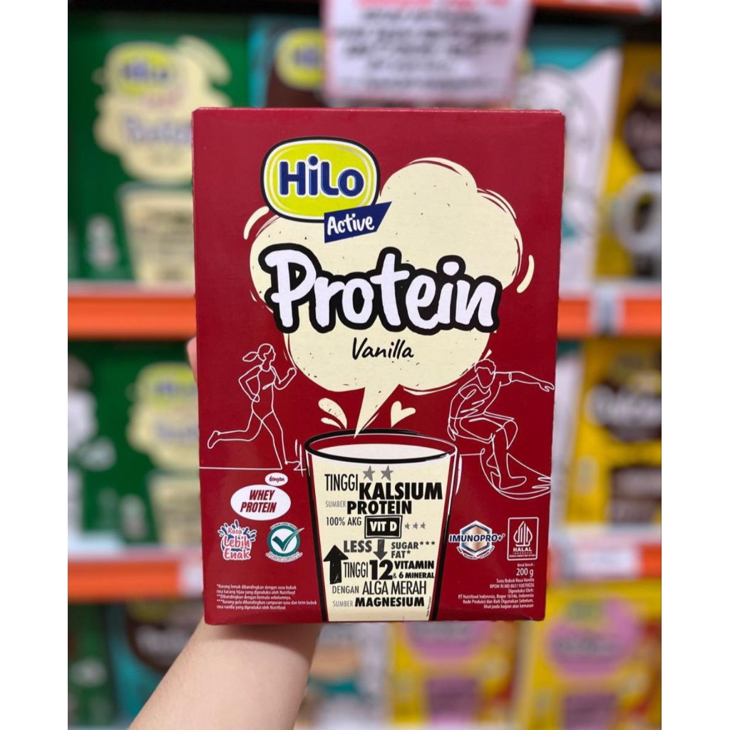 

Hilo Active Vanilla - Dengan Alga Merah - Susu tinggi Kalsium&rendah lemak
