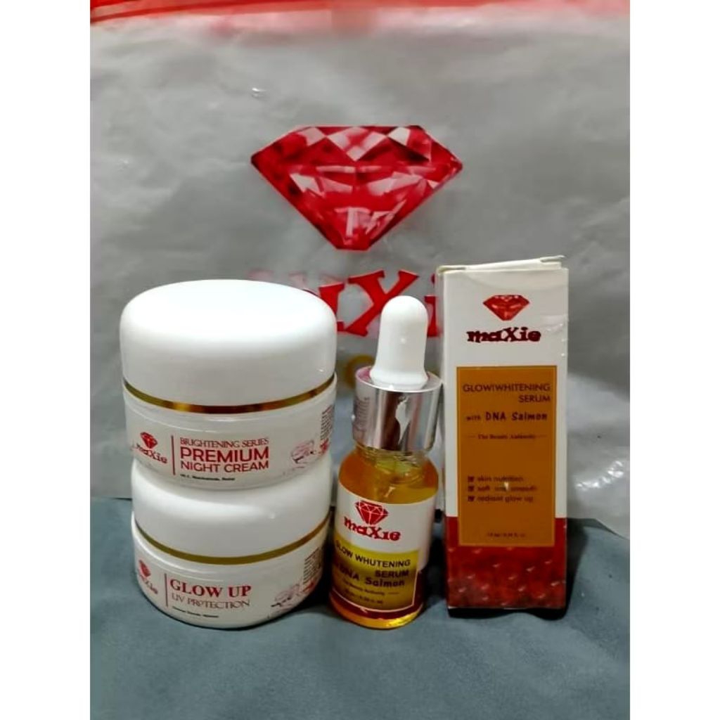 Terbaru 3 ln Cream.Siang+Malam Mxie Skincare Bunus Serum