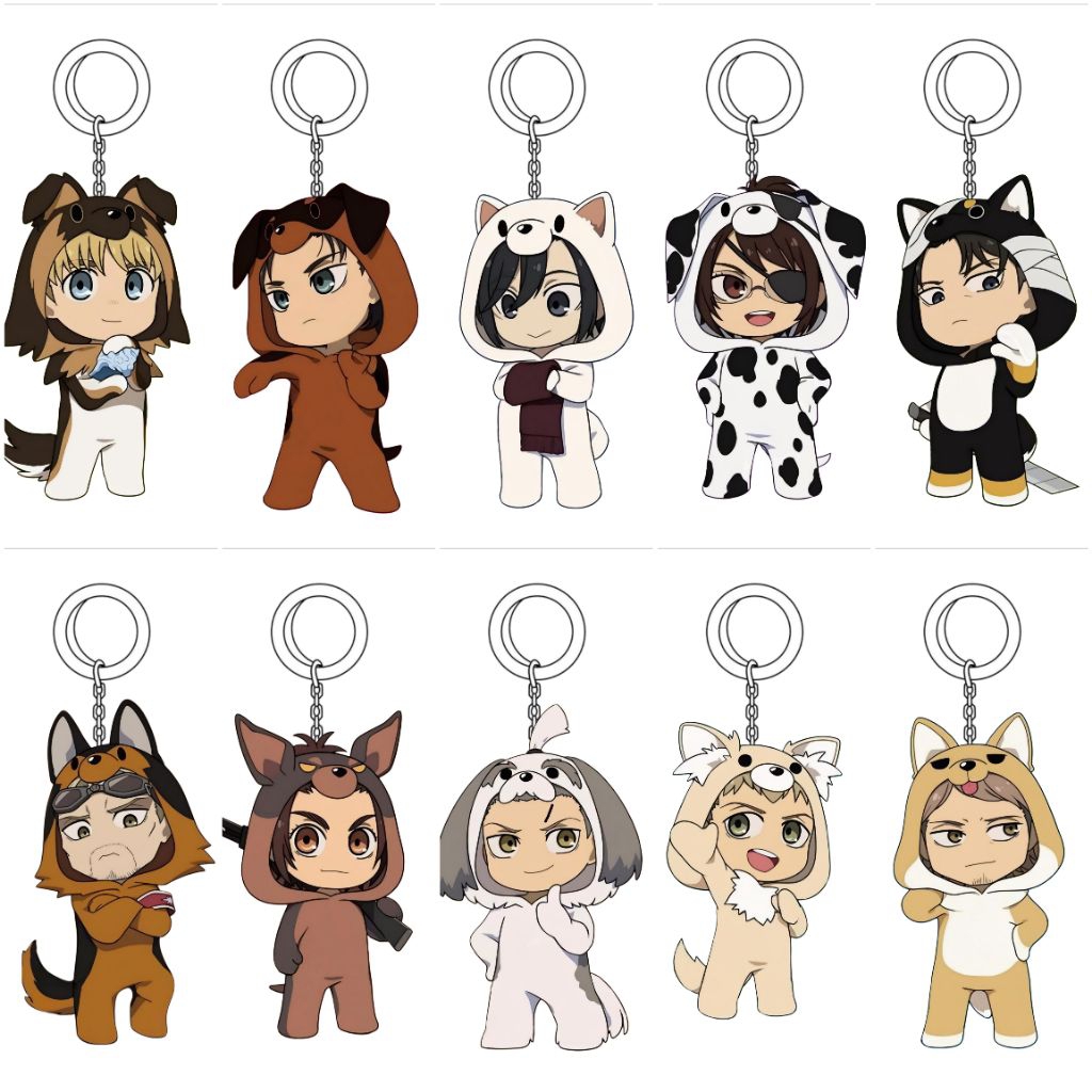 Attack on Titan Keyring / Gantungan Kunci Anime AoT