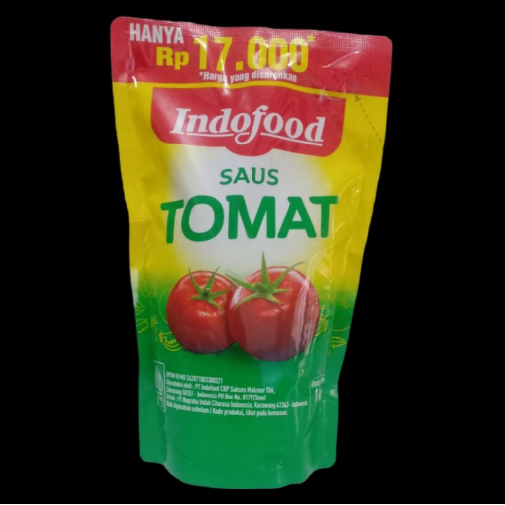 

Indofood Saos Tomat 1Kg, Indofood Saos Extra Pedas 1Kg