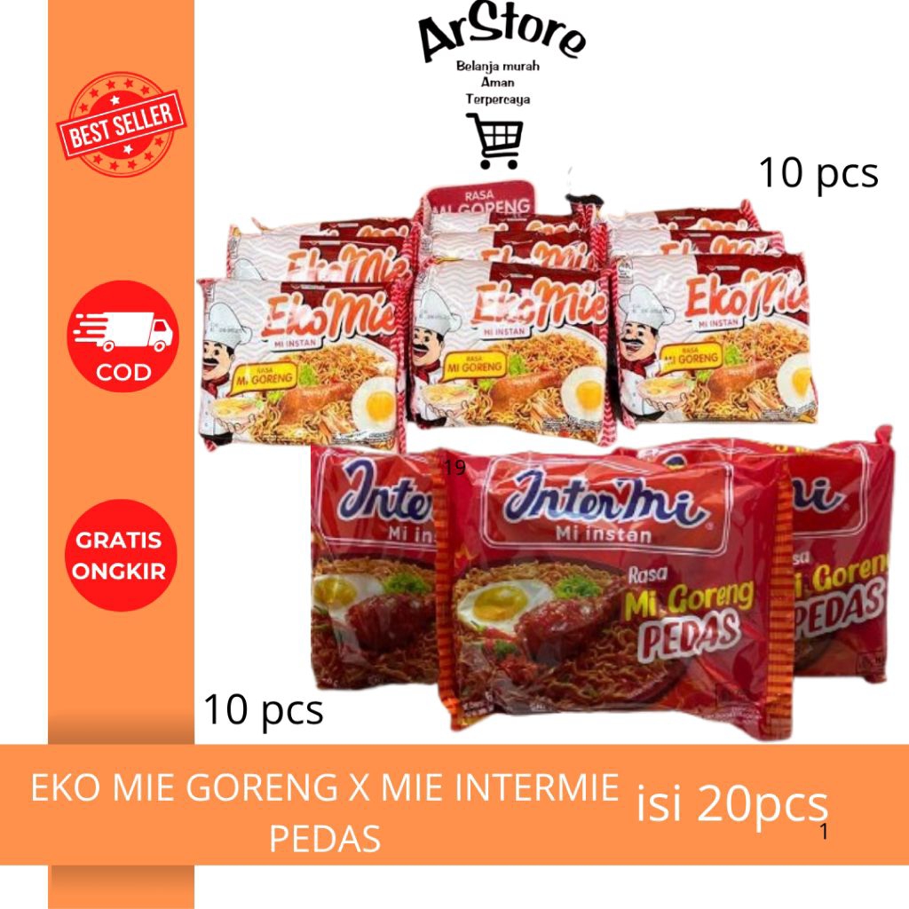 

MIE EKOMIE INTERMIE PEDAS ISI 20PCS