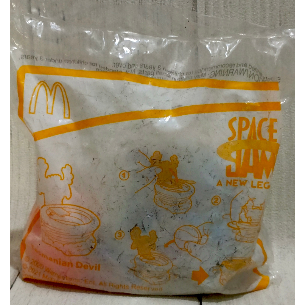 McDonald Happy Meal Toy Space Jam 2, Tazmanian Devil