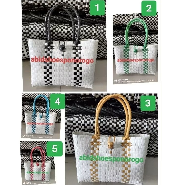 Tas souvenir murah -  tas anyaman plastik - sofenir grosir murah