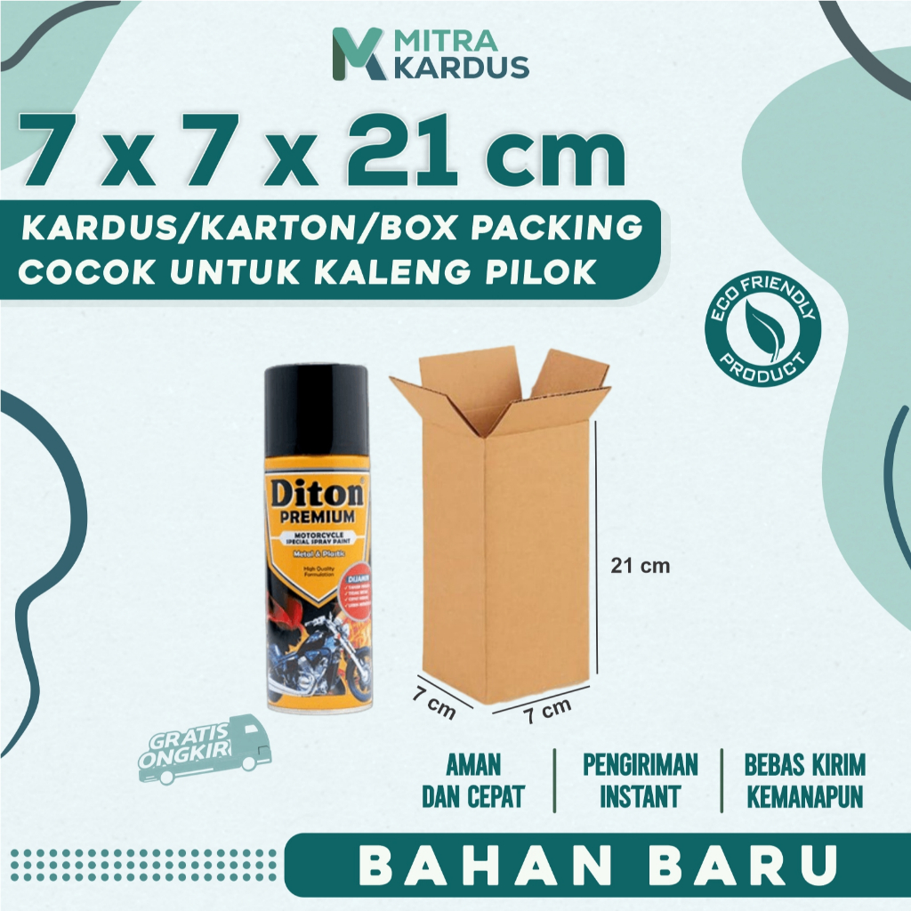 

kardus packing 7x7x21 cm / box karton corrugated single wall premium / Box Packing packing online