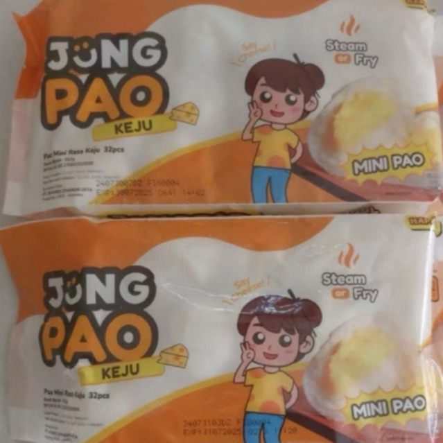 

Jungpao Bakpao Keju Mini isi 32 pcs
