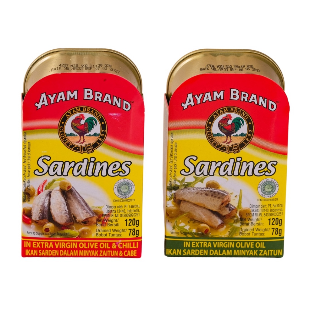 

Ayam Brand Sardines Ikan Sarden Dalam Minyak Zaitun