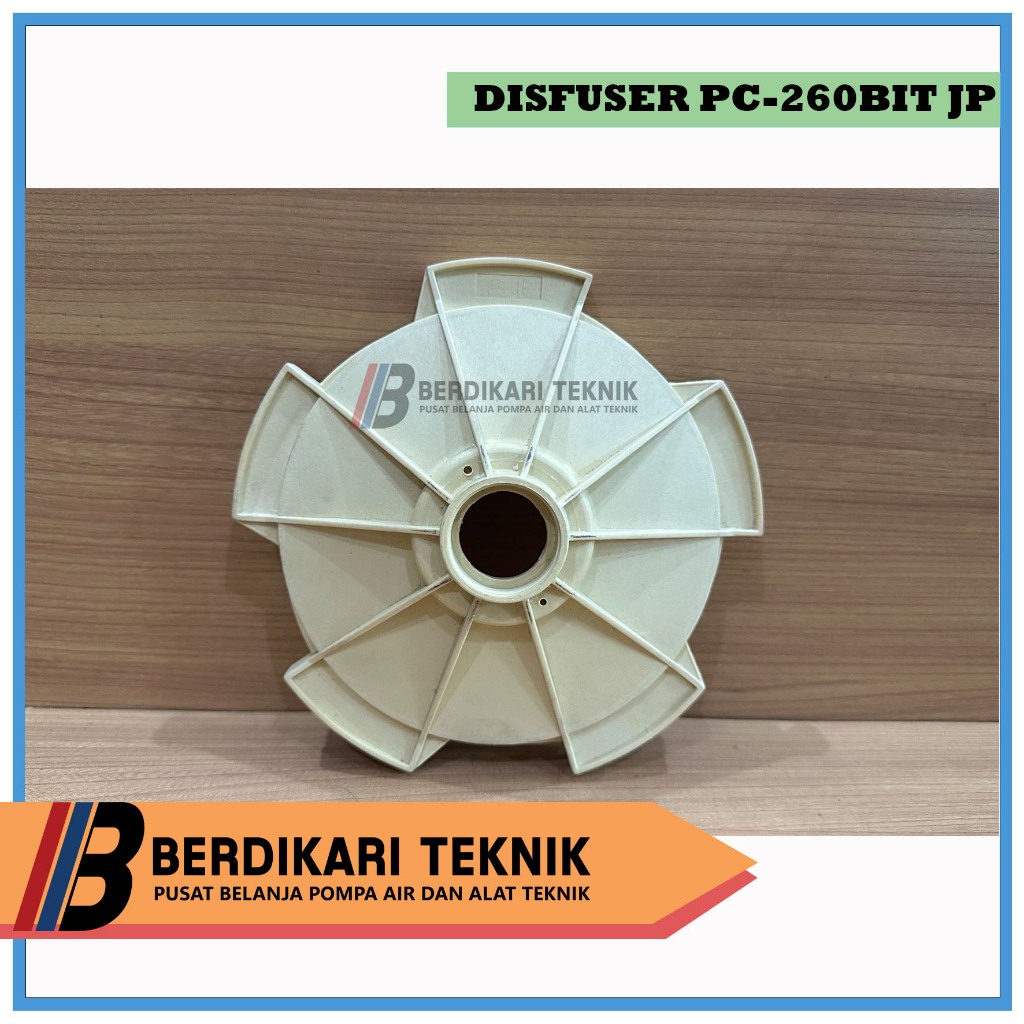 Disfuser / Tutup Impeler Impeller Blok Kipas Pompa Air Jet Pump Shimizu PC 260 / 268 / 375 PC260BIT 
