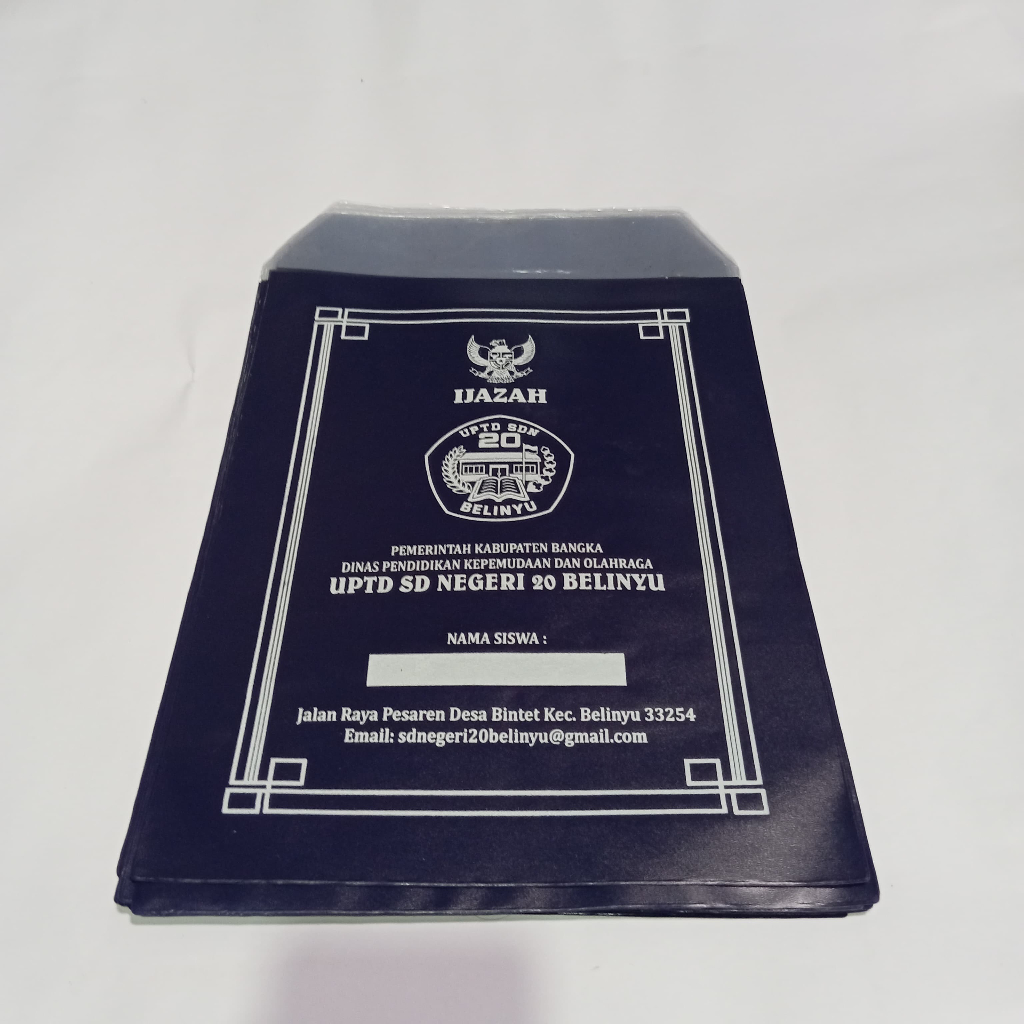 

Sampul Ijazah Custom Untuk Tk Paud Sd Smp Sma