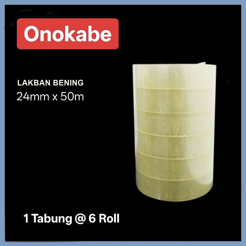 

Lakban Bening 24mm x 50m