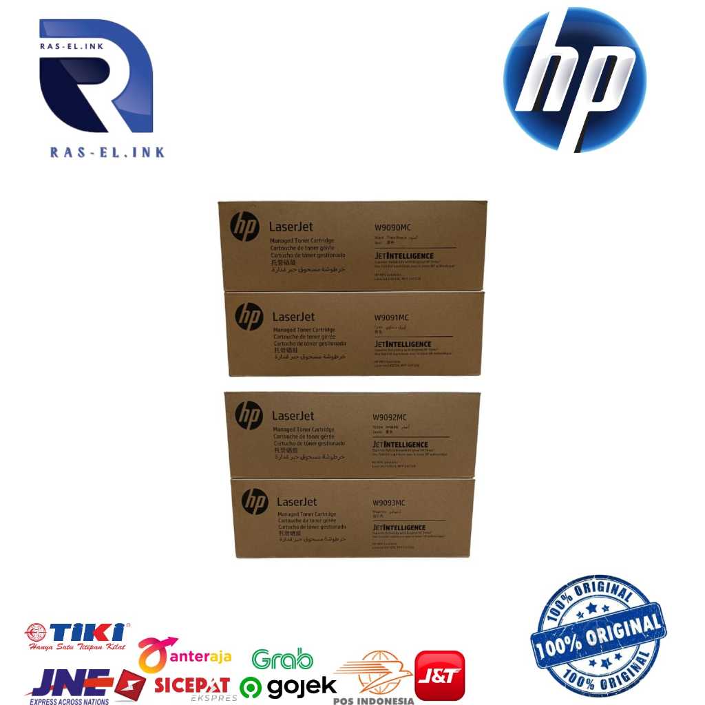 Cartridge Toner Laserjet HP W9090MC W9091MC W9092MC W9093MC Printer LaserJet E45028, MFP E47528