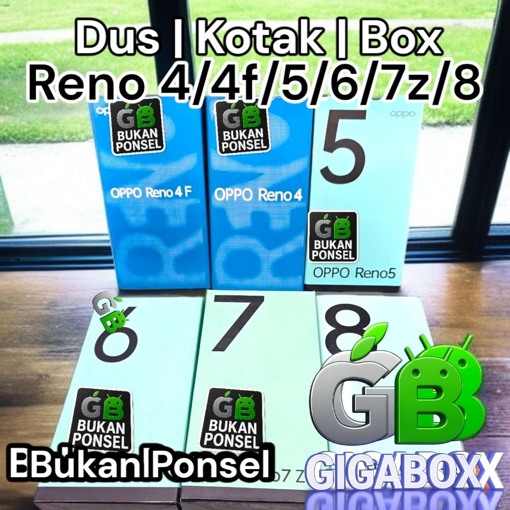 

Dus | Kardus | Box Seri O Reno 4 / 4F / 5 / 6 / 7Z / 8 – Dekoratif Display