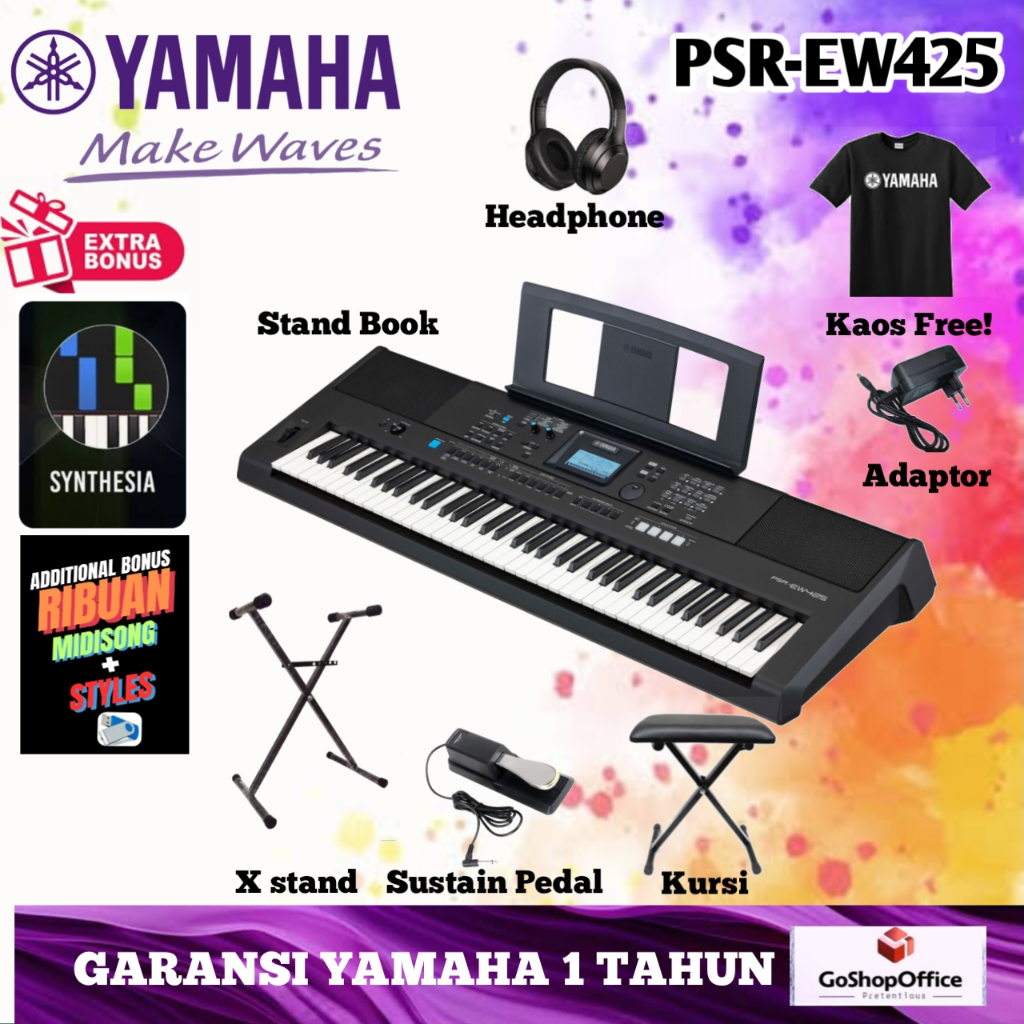 Keyboard Keyboard Yamaha PSR EW425  / PSREW425 / PSR EW 425 / PSRE W425 / PSR 425 / PSR425 / PSREW 4