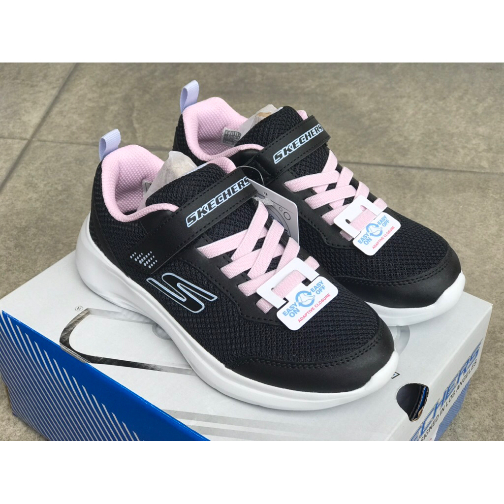 Skechers Kids Selector - Pink (Sepatu anak sekolah cewek)