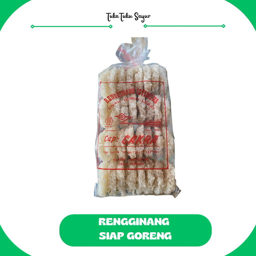 

RENGGINANG MENTAH SIAP GORENG CAP CAKRA - TukaTuku Sayur