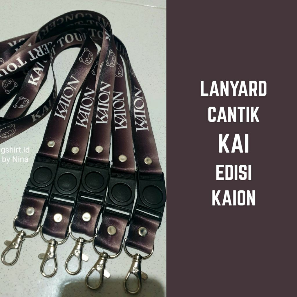 

[CLEARANCE SALE] LANYARD KAI EXO edisi KAION - satin cantik sublim rapi