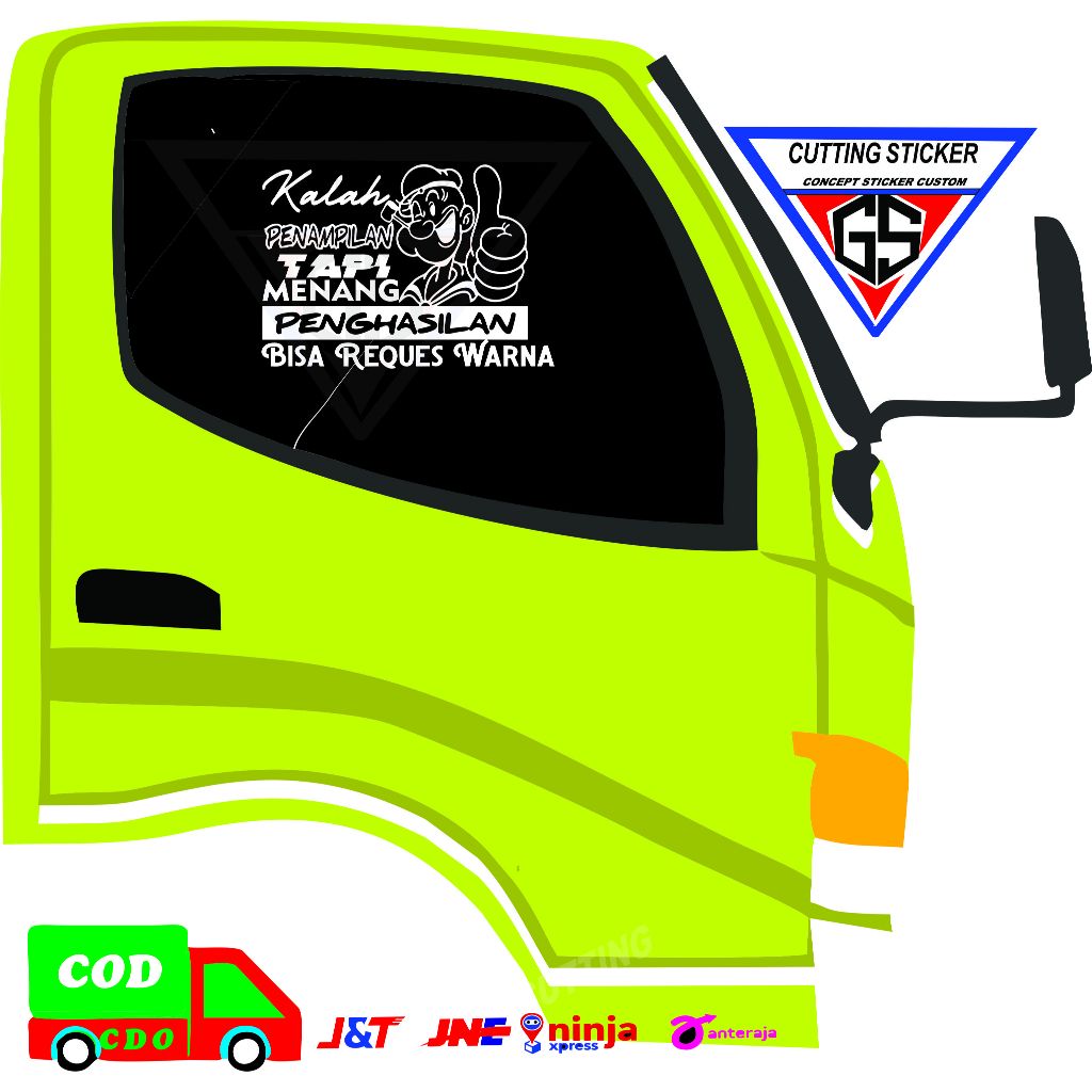 stiker kaca mobil truk pick up stiker pintu mobil truk pick up stiker pintu bak truk pick up