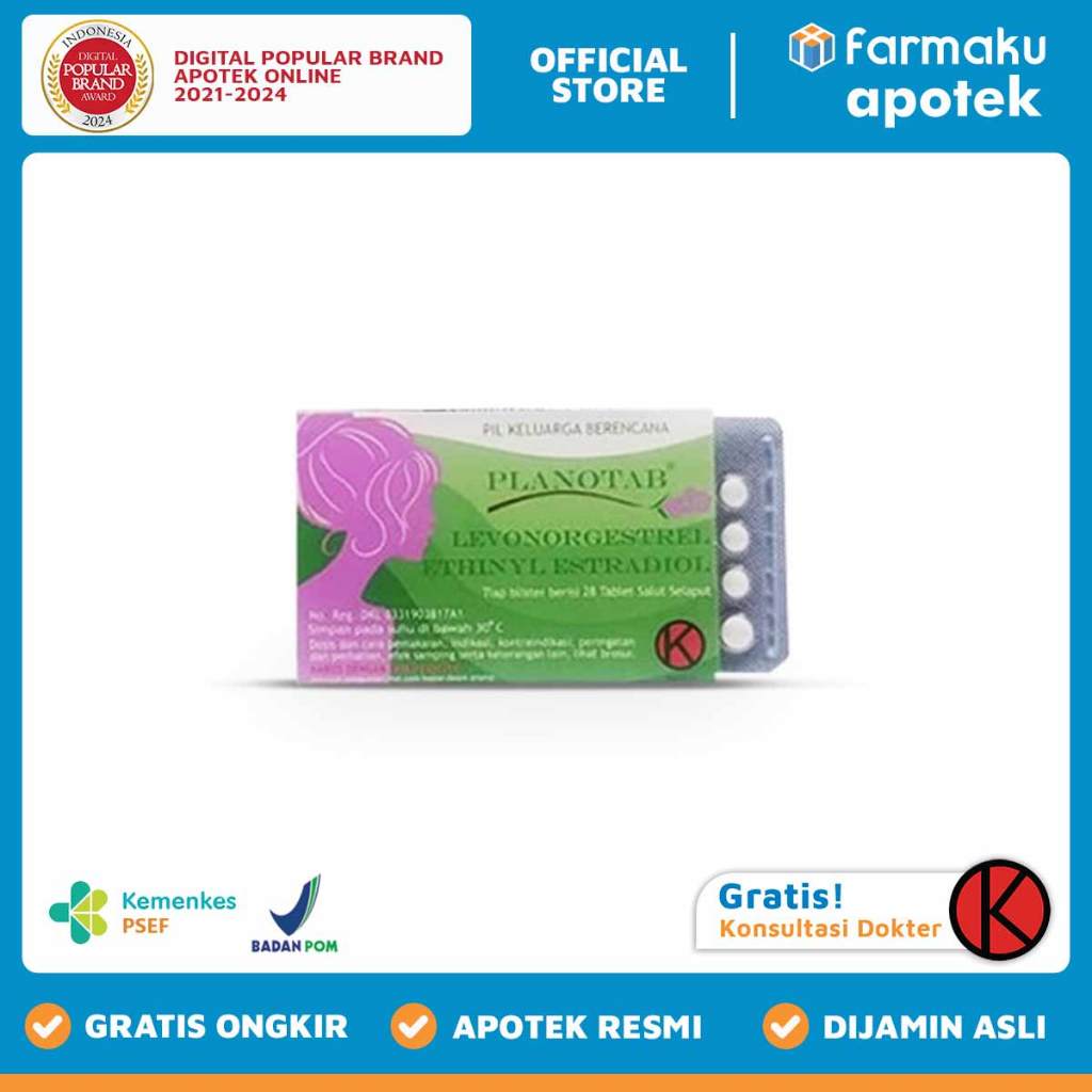 Planotab Blister 28 tablet salut selaput - BNS