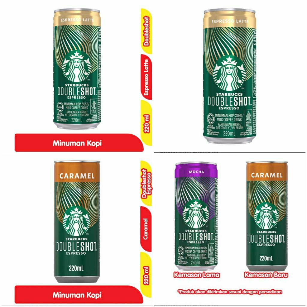 

Starbucks Doubleshot Minuman Kopi Kaleng 220ml