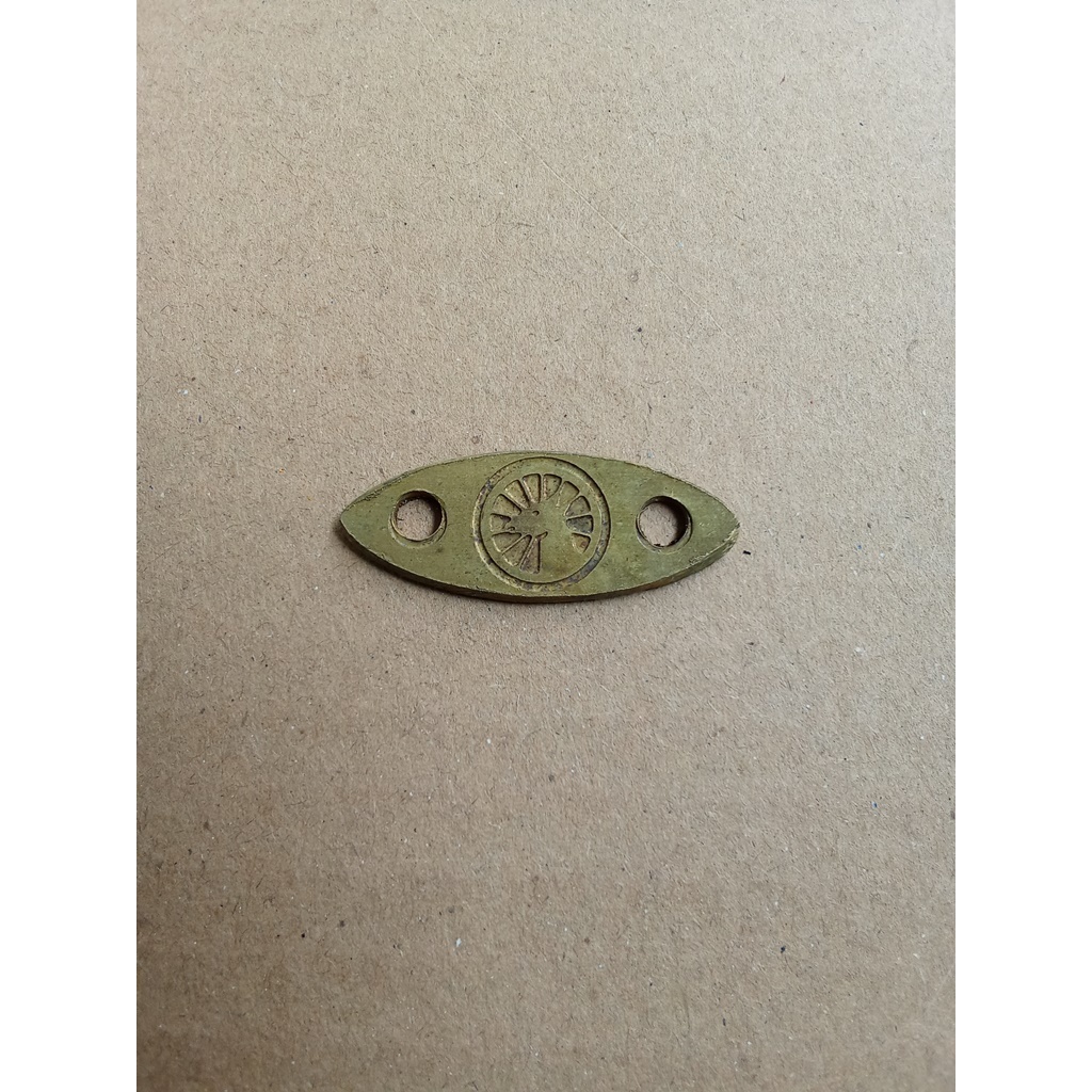 Emblem plat merk slebor sepeda onthel Gazelle