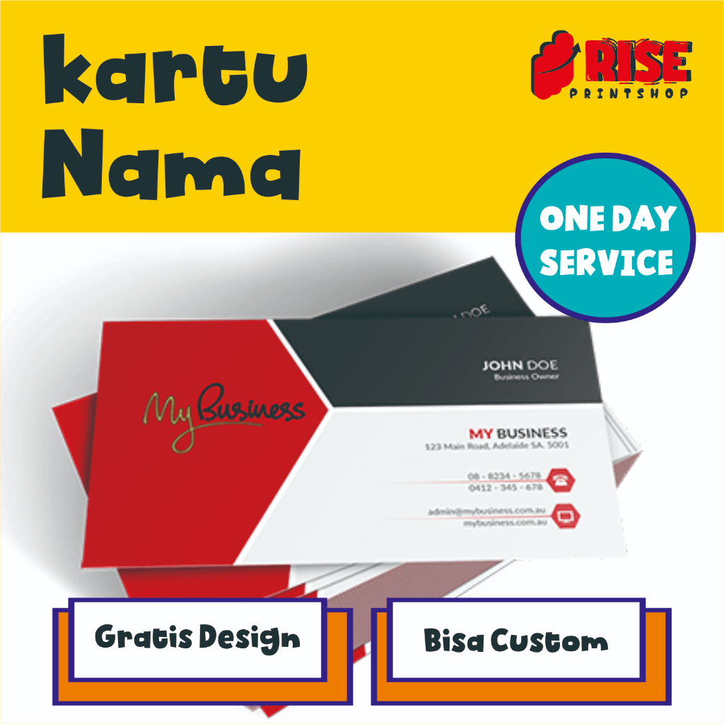 

Cetak Kartu Nama | Print Name Card MURAH | 1 SISI / 2 SISI