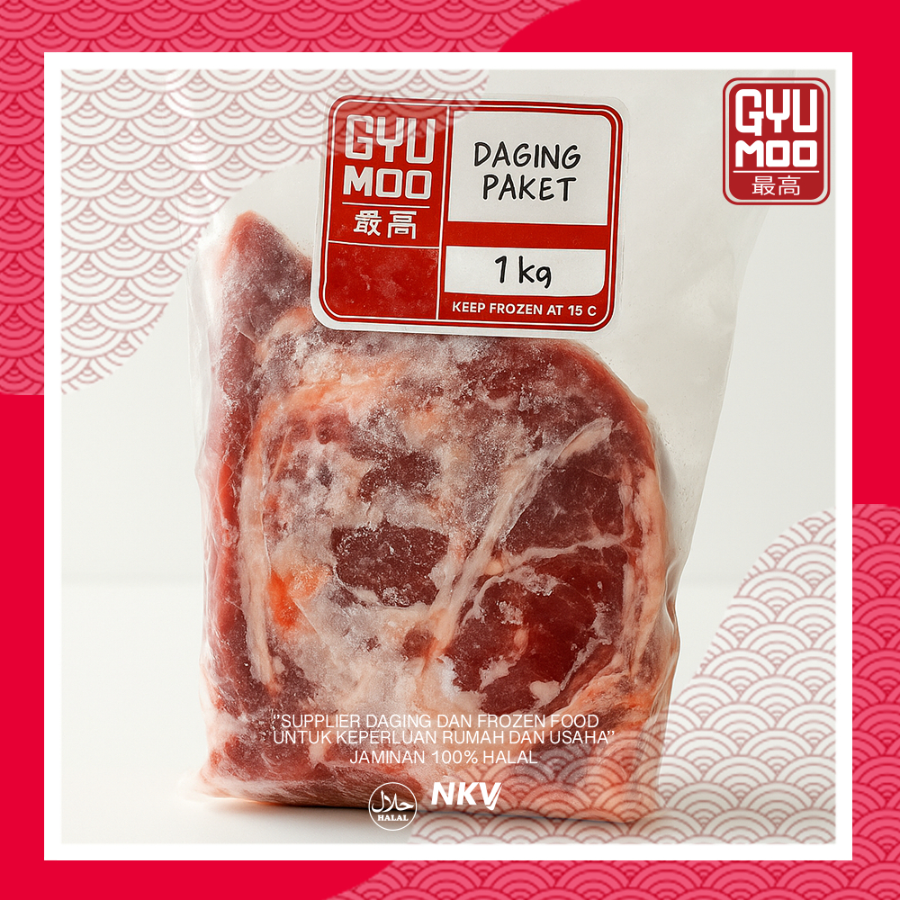 

[GYUMOO SAIKO] Daging Paket - Daging Rendang 1kg