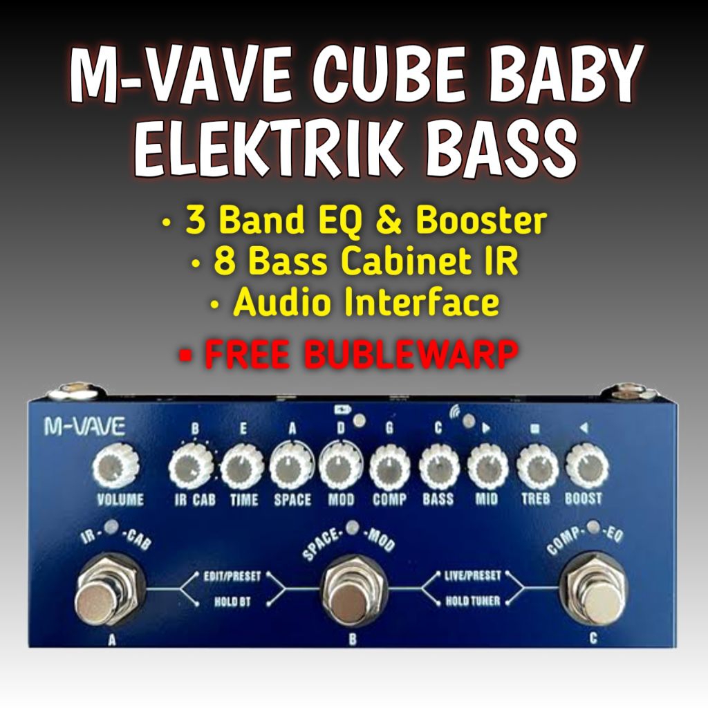 EFEK BASS M VAVE CUBE BABY EFEK M VAVE CUBE BABY GITAR BASS