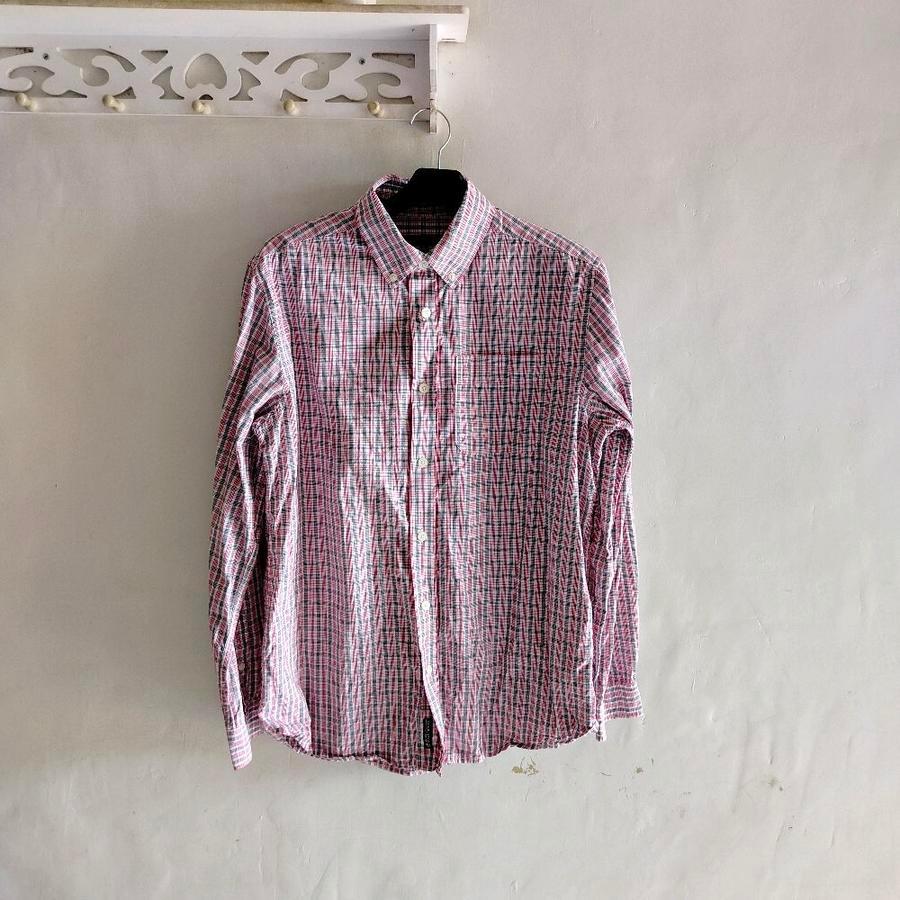 kemeja pria kotak hangten SIZE M