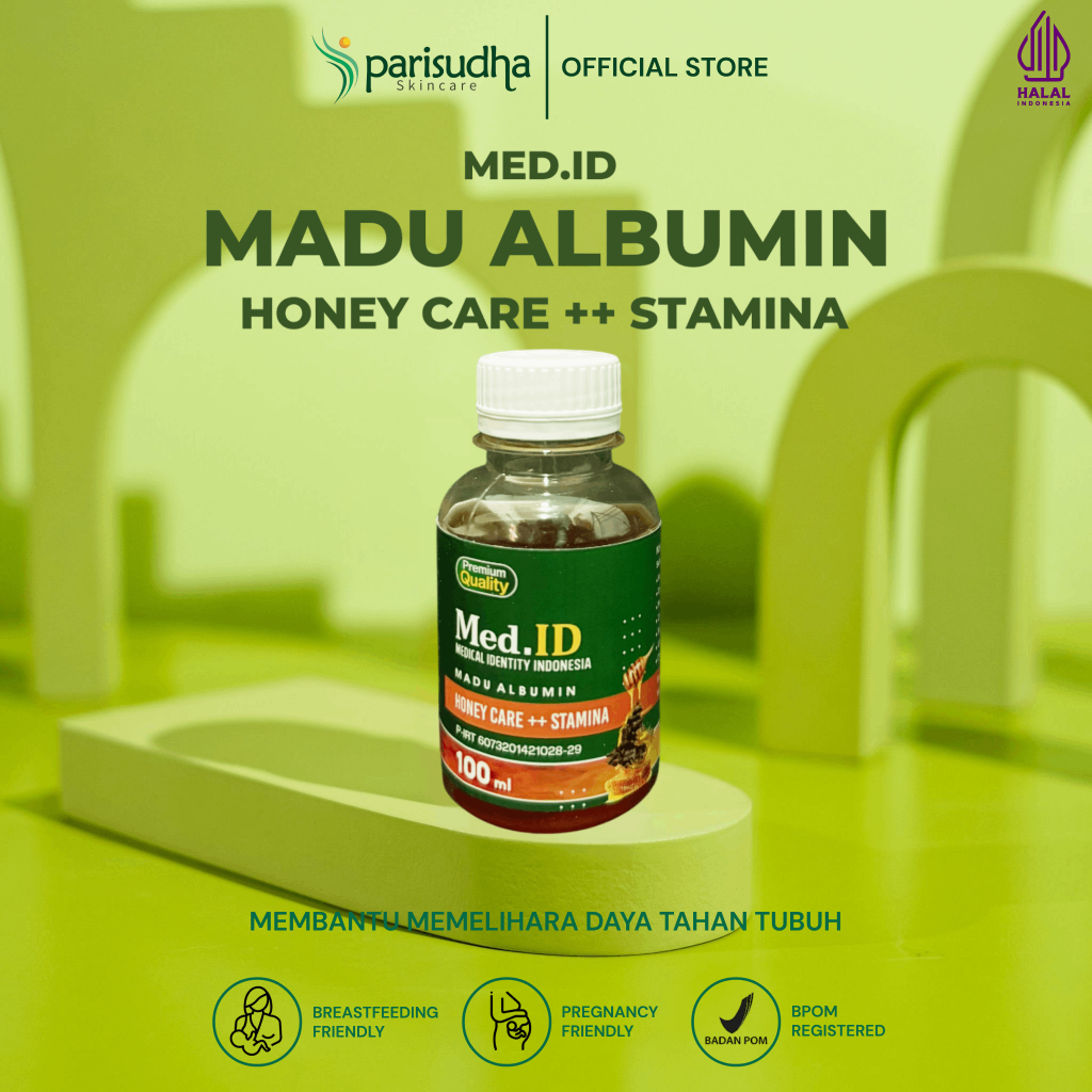 

PARISUDHA - MED.ID MADU ALBUMIN HONEY CARE ++ STAMINA Tingkatkan Imunitas Daya Tahan Tubuh BPOM