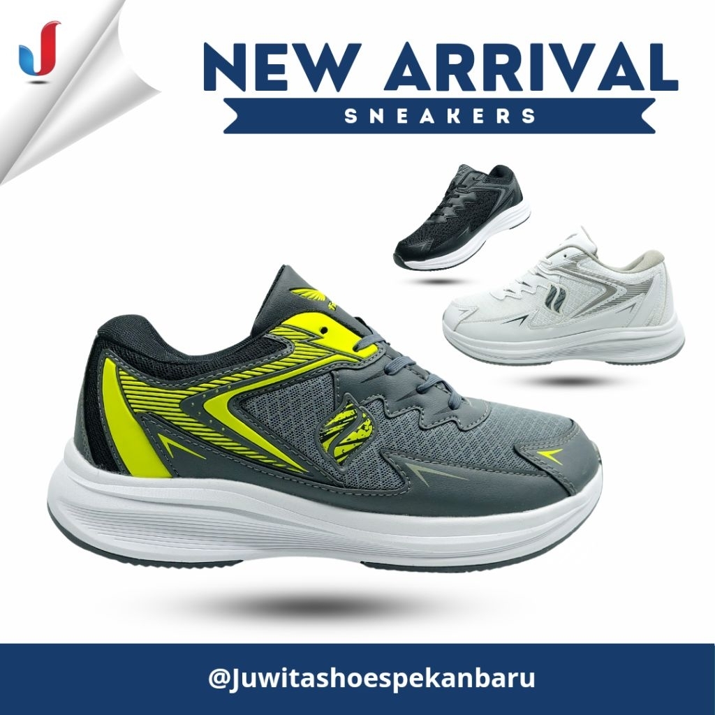 Sneakers sepatu sport running lari merk finotti