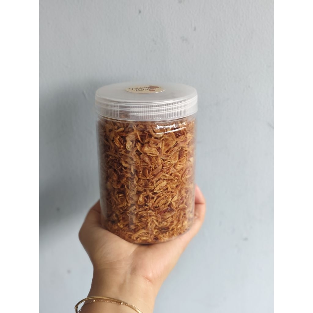 

bawang goreng (tidak campur tepung)