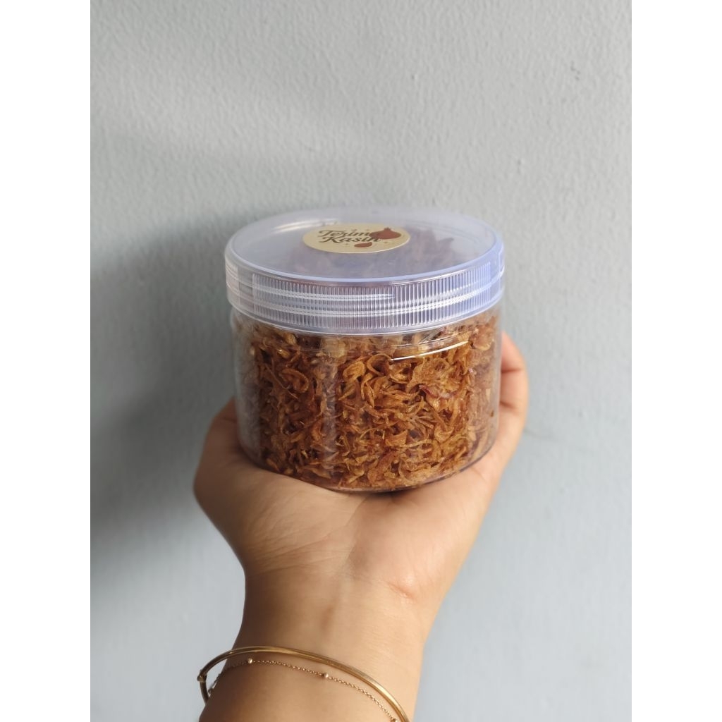 

bawang goreng (tidak campur tepung)