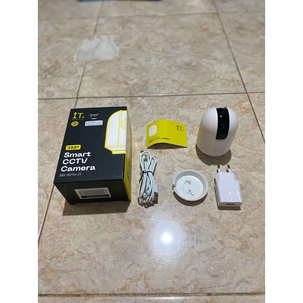 IT Smart CCTV Camera Indoor 355 2nd-Bekas Fungsi Normal