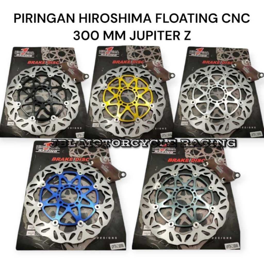Piringan Cakram Depan Jupiter Z 300mm Hiroshima Floating CNC Jupiter Z Burhan Vega R Olfld Fizr - Di