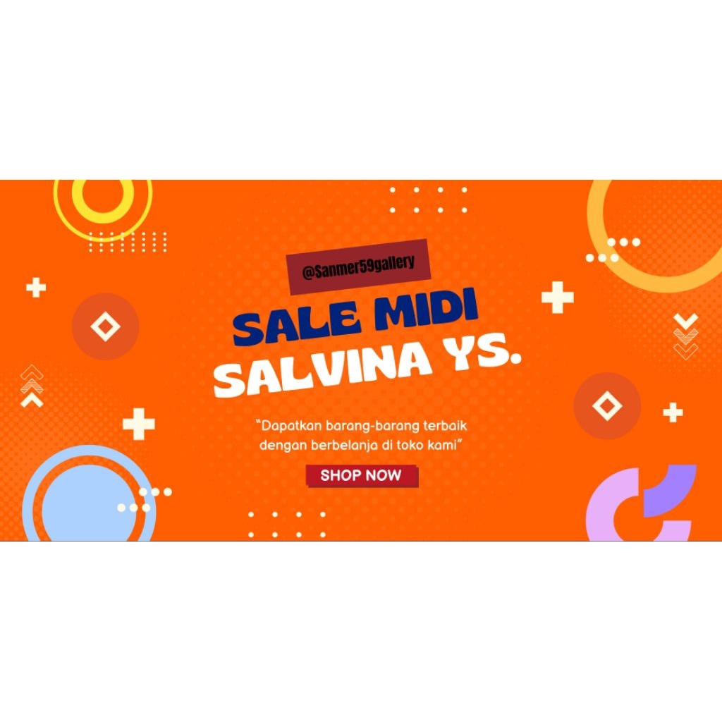SALVINA YS.MIDI Dan GAMIS untuk SALE