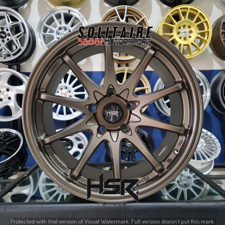 VELG RACING HSR HIROSHIMA RING 18 UNTUK BMW VW MINI VELG HSR R18 FREE ONGKIR PCD 5X120