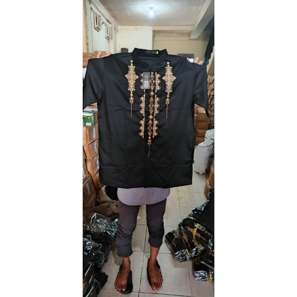 koko al wafa lengan panjang /baju muslim al wafa/piyama al wafa /baju al wafa /baju al wafa lengan p