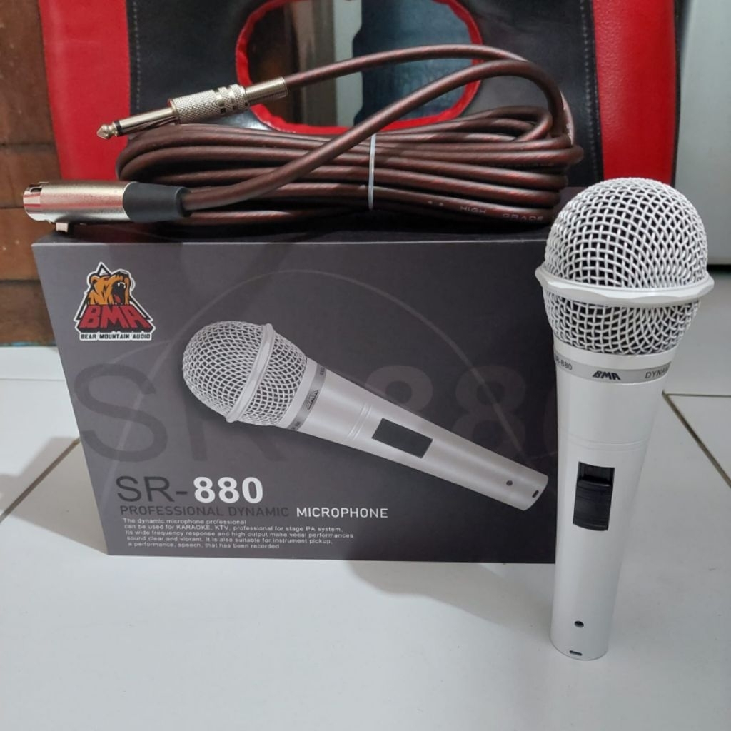 BMA SR 880 microphone original mic kabel BMA SR880 kemasan baru best seller