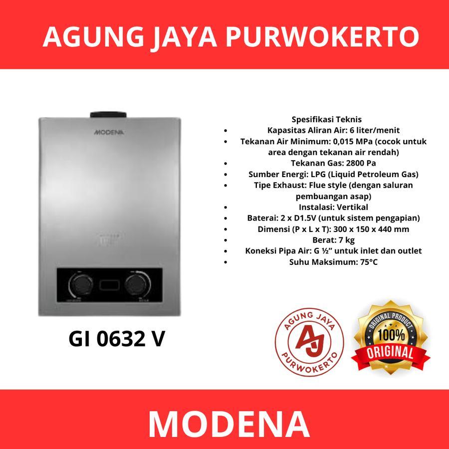 Water Heater Modena GI 0632 V