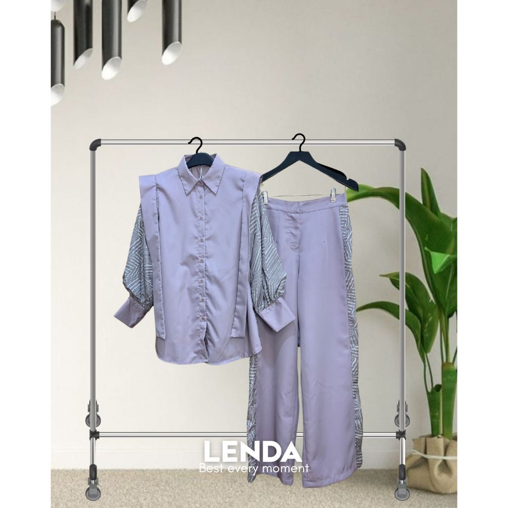 Leenda Set by MDLY - One set Wanita Setelan Wanita Terbaru Setelan MDLY Setcel Wanita Setelan Rok Wa