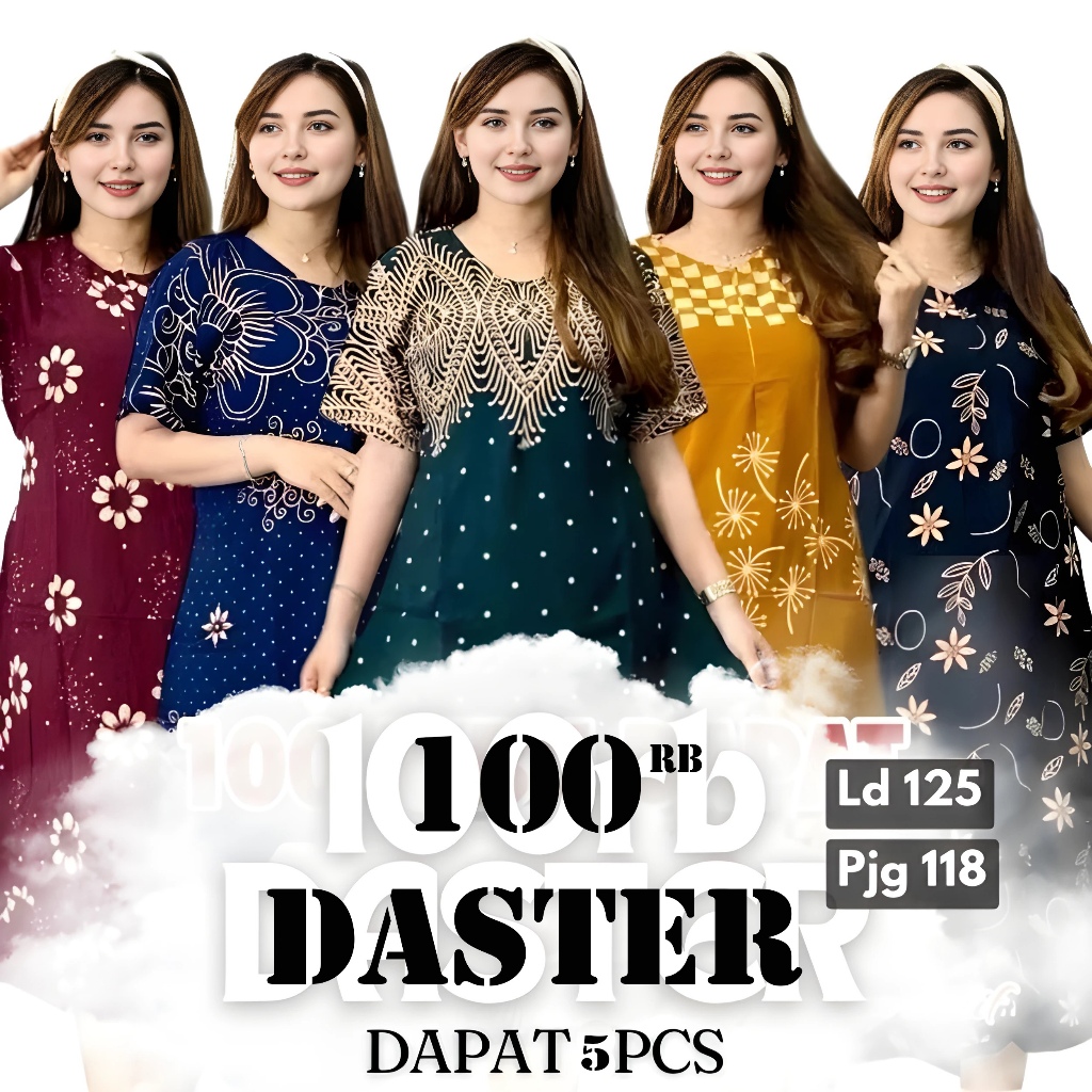 [BISA COD] Daster murah 25 ribuan Dress Wanita Ld 120 Pjg 118