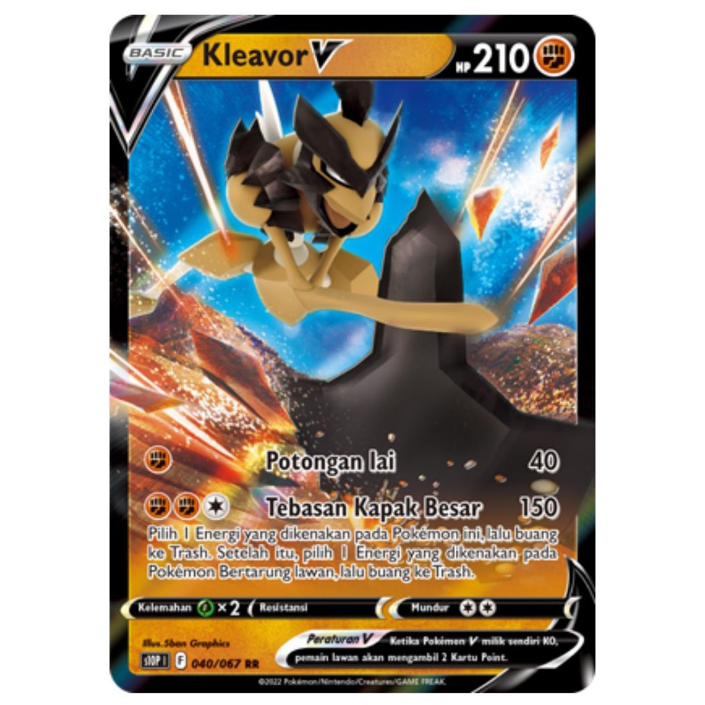 TCG Pokemon Indonesia Ori Kleavor V