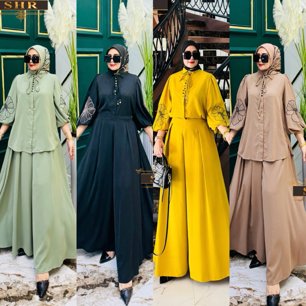 “SHR NEW ONE SET” READY ONE SET KULOT MANIS IMPORT BY SHR REALPICT SIAP KIRIM LANGSUNG