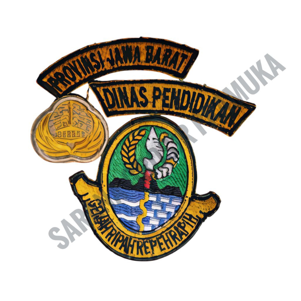 ATRIBUT BORDIR PNS DINAS PENDIDIKAN PROVINSI JAWA BARAT