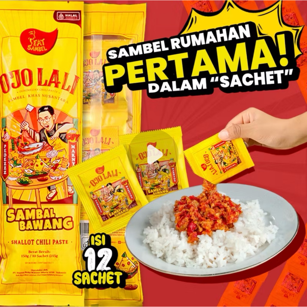 

Eatsambel - Sambel Bawang Ojolali 12 Sachet