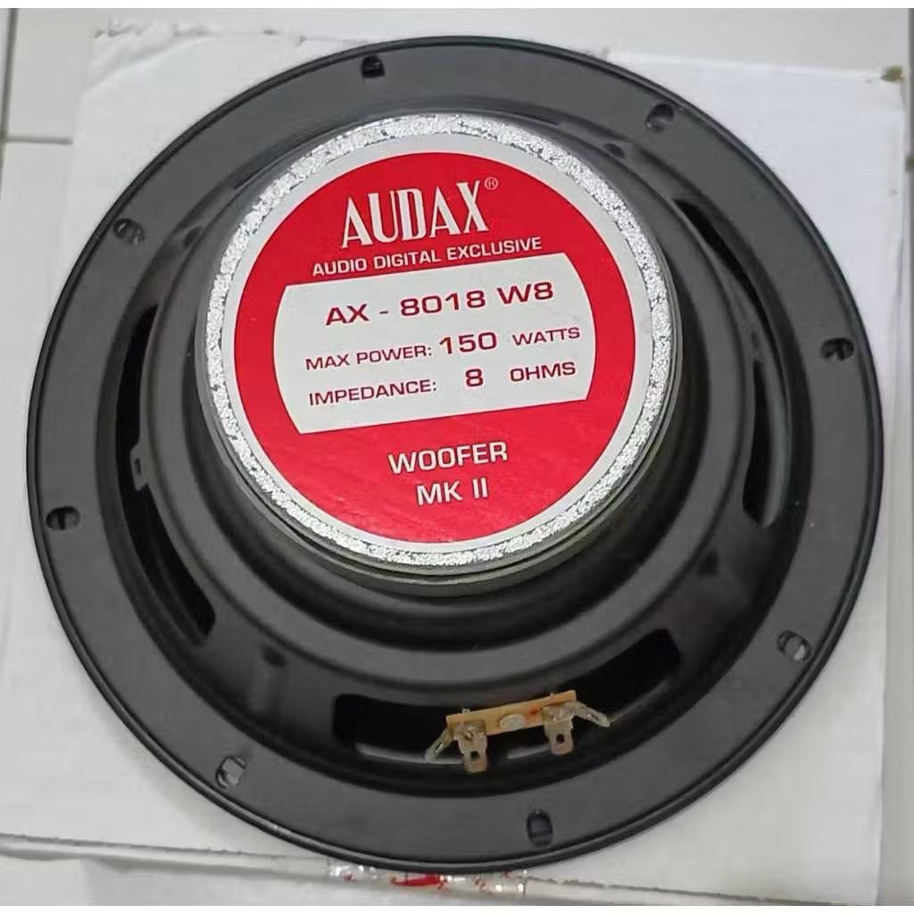 speaker audax 8" woofer AX 8018 w8 woofer