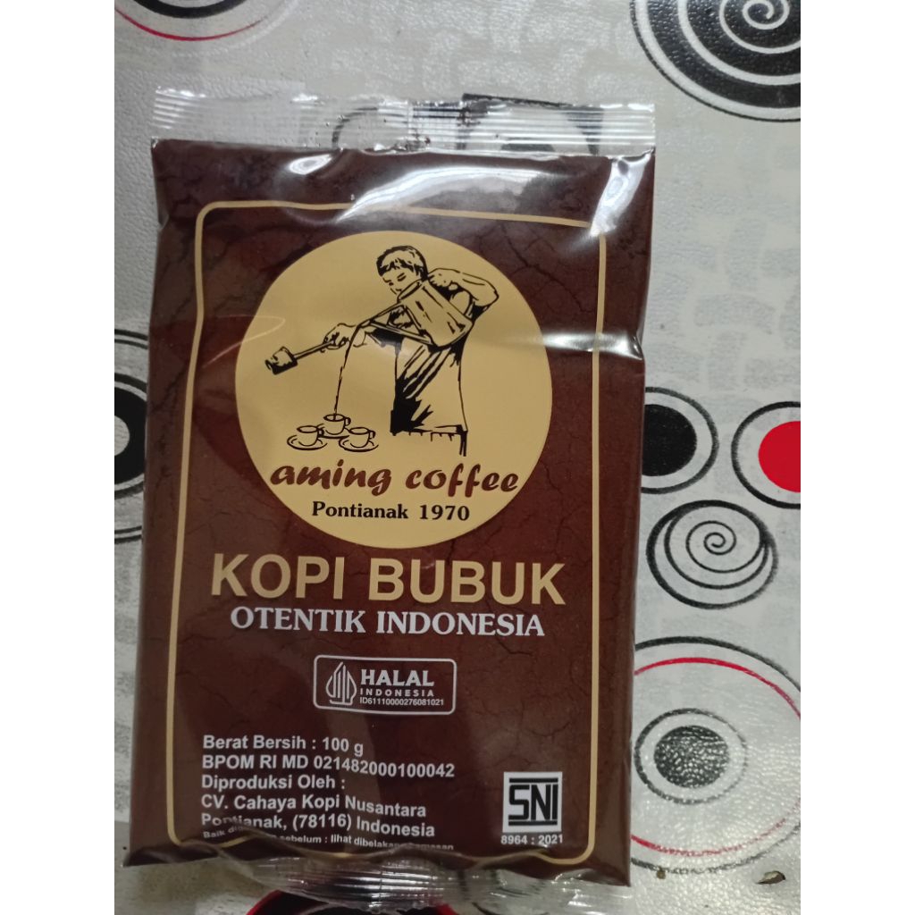 

Aming Coffee 100Gram free bubble warp