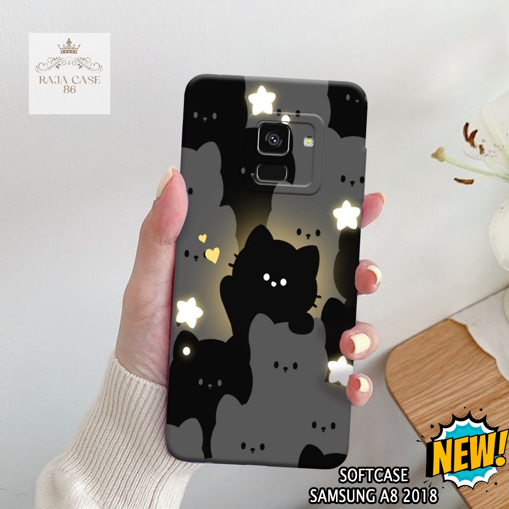 Case Samsung A8 2018 - Rajacase - casing Samsung A8 2018 - Motif case Kartun - Pelindung handphone -