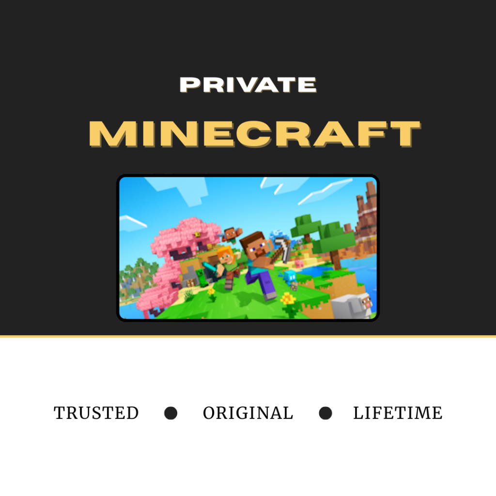 Minecraft Java Edition Private Original - Lifetime